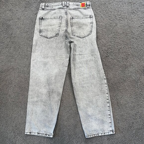 Empyre Loose Fit Scramble Grey Wash Skate Jeans Men's Size 32Wx30L Y2K - Picture 5 of 14